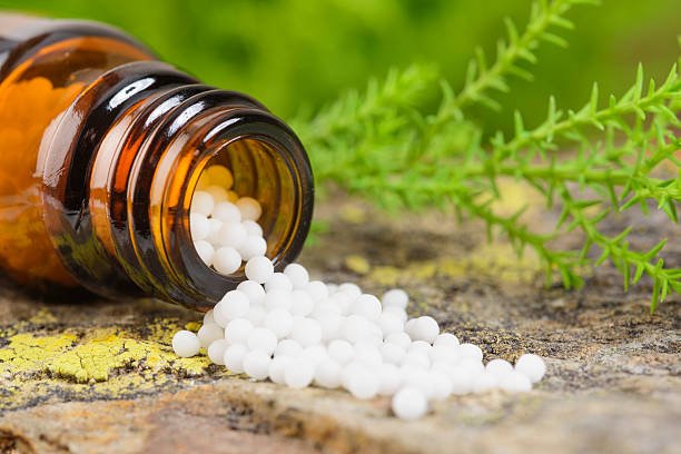 alternative medicine with homeopathic globules